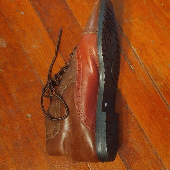 Predictions Cloris Tri-tone Leather Ankle Boots Sz 10 - Picture 10 of 15